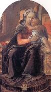 Fra Filippo Lippi Madonna and Child Enthroned china oil painting artist